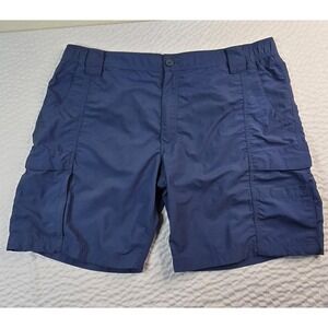 Red Head Men's Cargo Shorts Size 42 Navy Quick Dry Nylon Outdoor Lightweight